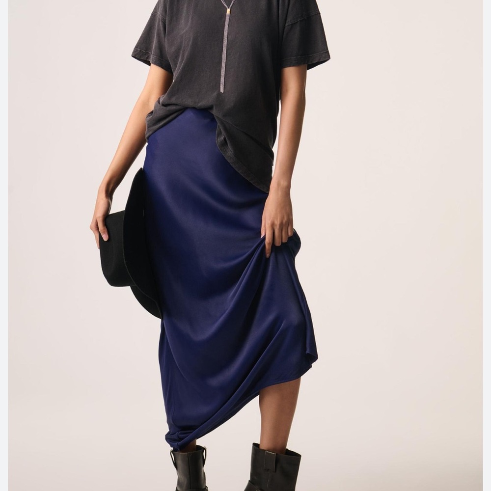 Anthropologie The Tilda Maxi Slip Skirt